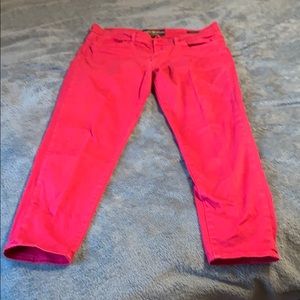 Lucky capri jeans hot pink